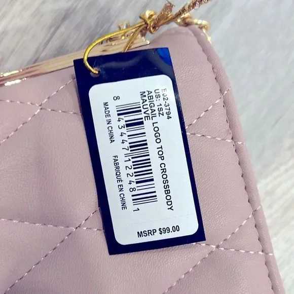 Bebe Women's Abigail Logo Top Crossbody NWT - Picture 7 of 7